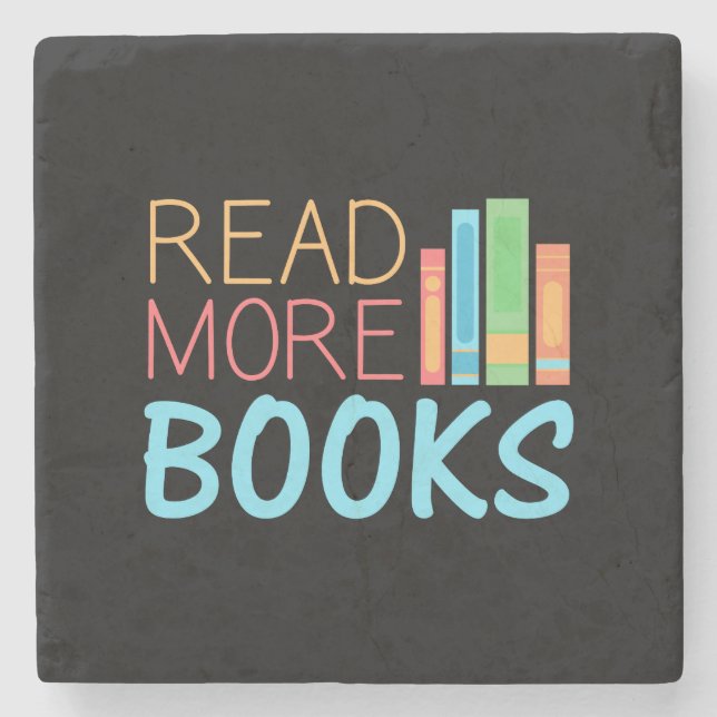 Posavasos De Piedra Leer más libros (Anverso)