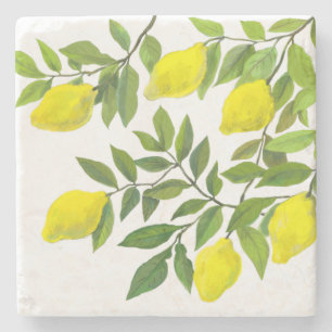 Posavasos De Piedra Lemon Glass Coaster