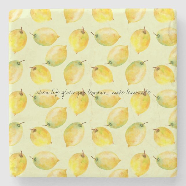Posavasos De Piedra Lemones (Anverso)
