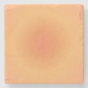 Posavasos De Piedra Leo Zodiac, Leo Aura Naranja Gradiente