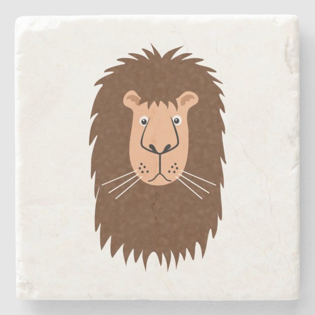 Posavasos De Piedra León (Anverso)