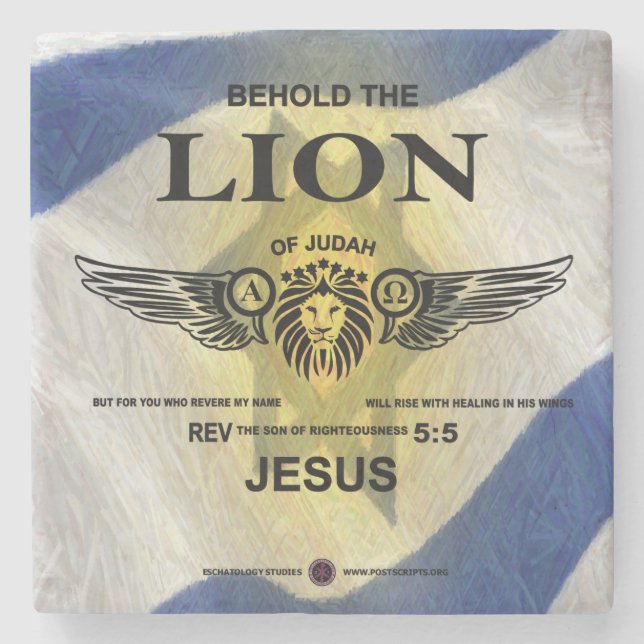 Posavasos De Piedra León de Judá (Anverso)