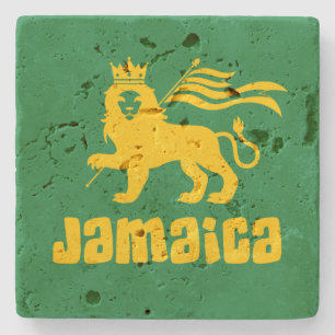 Posavasos De Piedra León rasta de Jamaica  