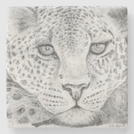 Posavasos De Piedra Leopardo