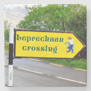 Posavasos De Piedra Leprechaun, travesía, Rótulo, cañada, Kerry,