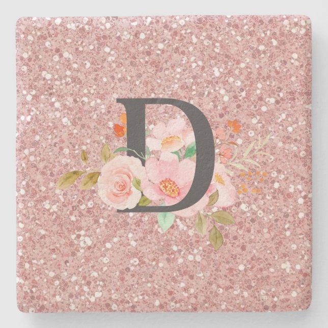 Posavasos De Piedra Letra D (Anverso)