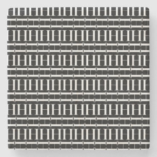 Posavasos De Piedra Letra inicial monograma H