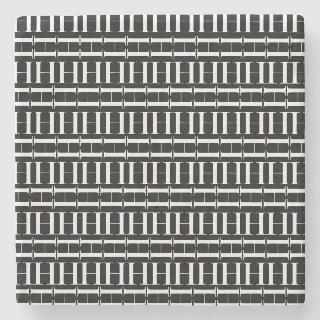 Posavasos De Piedra Letra inicial monograma H (Anverso)