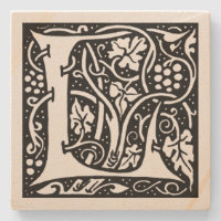 Letra 'L' William Morris Design Square