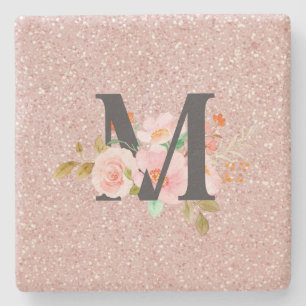 Posavasos De Piedra Letra M
