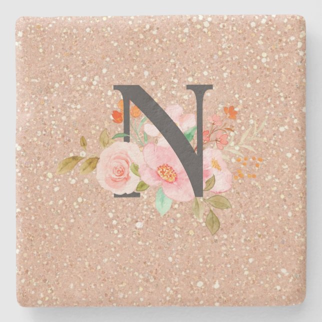 Posavasos De Piedra Letra N (Anverso)