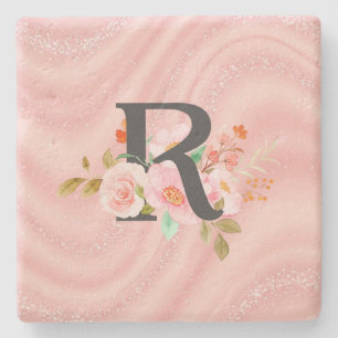 Posavasos De Piedra Letra R