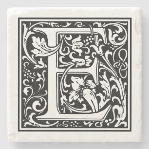 Posavasos De Piedra Letra vintage "E"