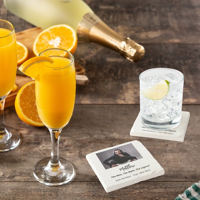 Posavasos De Piedra Leyenda del mito del fotógrafo de cumpleaños (Subido por el creador)