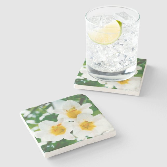 Posavasos De Piedra Leyendas blancas - Símbolo de amor (Lateral)