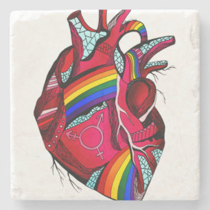 Posavasos De Piedra LGBT - Cerveza de armas de libertad Trump 6