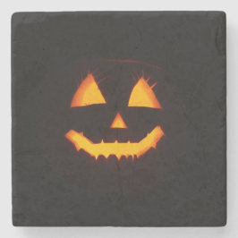 Posavasos De Piedra Ligero Jack O Lantern