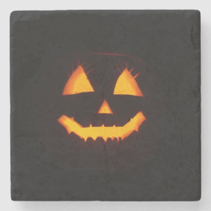 Posavasos De Piedra Ligero Jack O Lantern
