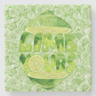Posavasos De Piedra Lime Yours Marble Coaster