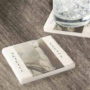 Posavasos De Piedra Línea Art Decó Vintage
