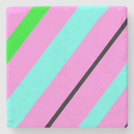 Posavasos De Piedra Líneas de color