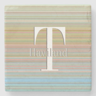 Posavasos De Piedra Líneas pastel de HAMbyWG