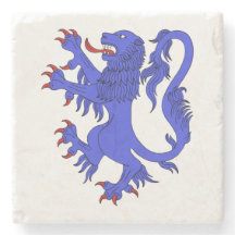 Lion Rampant Azure