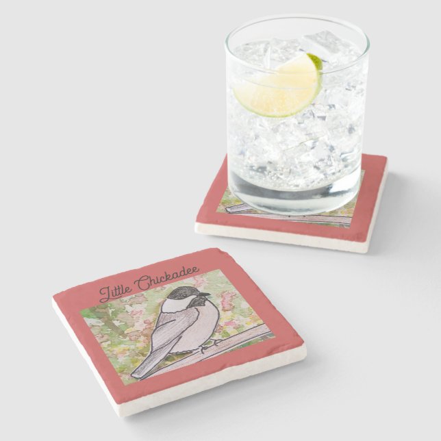 Posavasos De Piedra Little Chickadee  (Lateral)
