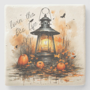Posavasos De Piedra Livin' la vida de Boo Coasters de piedra para Hall