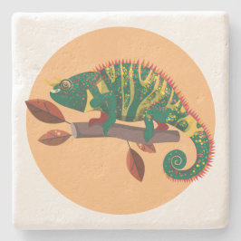 Posavasos De Piedra Lizard 2 escayola de piedra