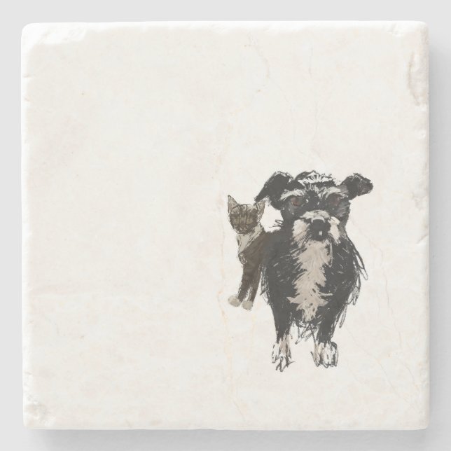 Posavasos De Piedra Lizzie 2.0 (Anverso)