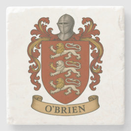 Posavasos De Piedra Llavero del Escudo de la Familia O'Brien