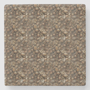 Posavasos De Piedra Llenos de la escayola de piedra de los granos de c