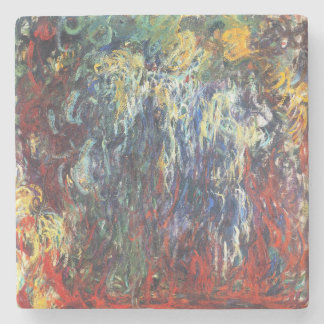 Posavasos De Piedra Llorando en Giverny (por Claude Monet)