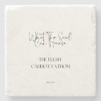 Posavasos De Piedra Lo que el alma puede albergar la escayola de piedr