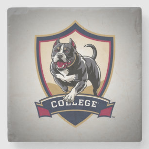 Posavasos De Piedra Logo del PitBull College