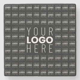 Posavasos De Piedra Logotipo de logotipo o logotipo del gran centro de