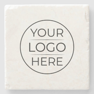 Posavasos De Piedra Logotipo de Marca de Negocio Moderno