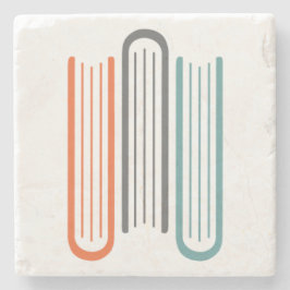 Posavasos De Piedra Logotipo de piedra de los libros WNBA del práctico