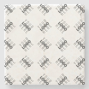 Posavasos De Piedra Logotipo empresarial alterno o patrón de imagen