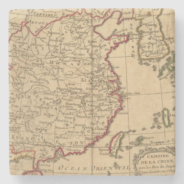 Posavasos De Piedra Lomo, Japón (Anverso)