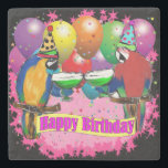 POSAVASOS DE PIEDRA LOROS DE CUMPLEAÑOS<br><div class="desc">PRODUCTOS DE LORO DE CUMPLEAÑOS ADORABLES</div>