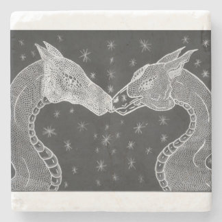 Posavasos De Piedra Los amantes (dos dragones) Coster