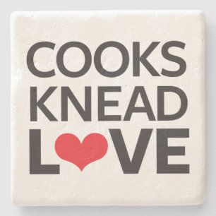 Posavasos De Piedra Los cocineros amasan amor