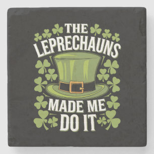 Posavasos De Piedra Los duendes me hicieron hacerlo día de San Patrici