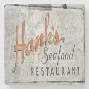 Posavasos De Piedra Los mariscos Charleston, práctico de costa de