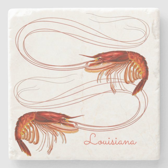 Posavasos De Piedra Louisiana Crayfish (Anverso)