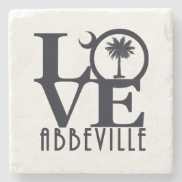 Posavasos De Piedra LOVE Abbeville SC