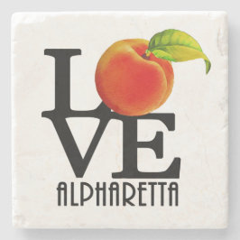 Posavasos De Piedra LOVE Alpharetta