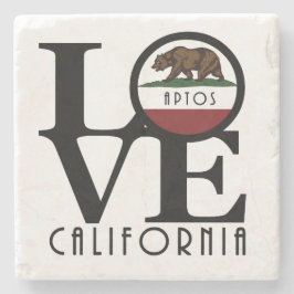 Posavasos De Piedra LOVE Aptos California